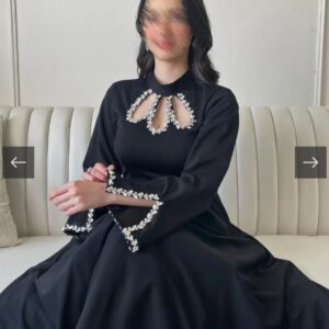فساتين سهرة باللون الاسود
