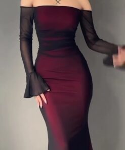فستان سهرة لون اسود