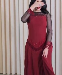 فساتين سهرة ناعمة