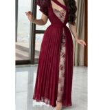 فساتين سهرة لون عودي