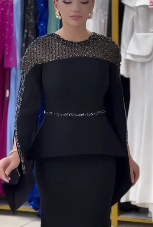 فساتين سهرة لون أسود