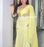 فساتين سهرة لون اصفر