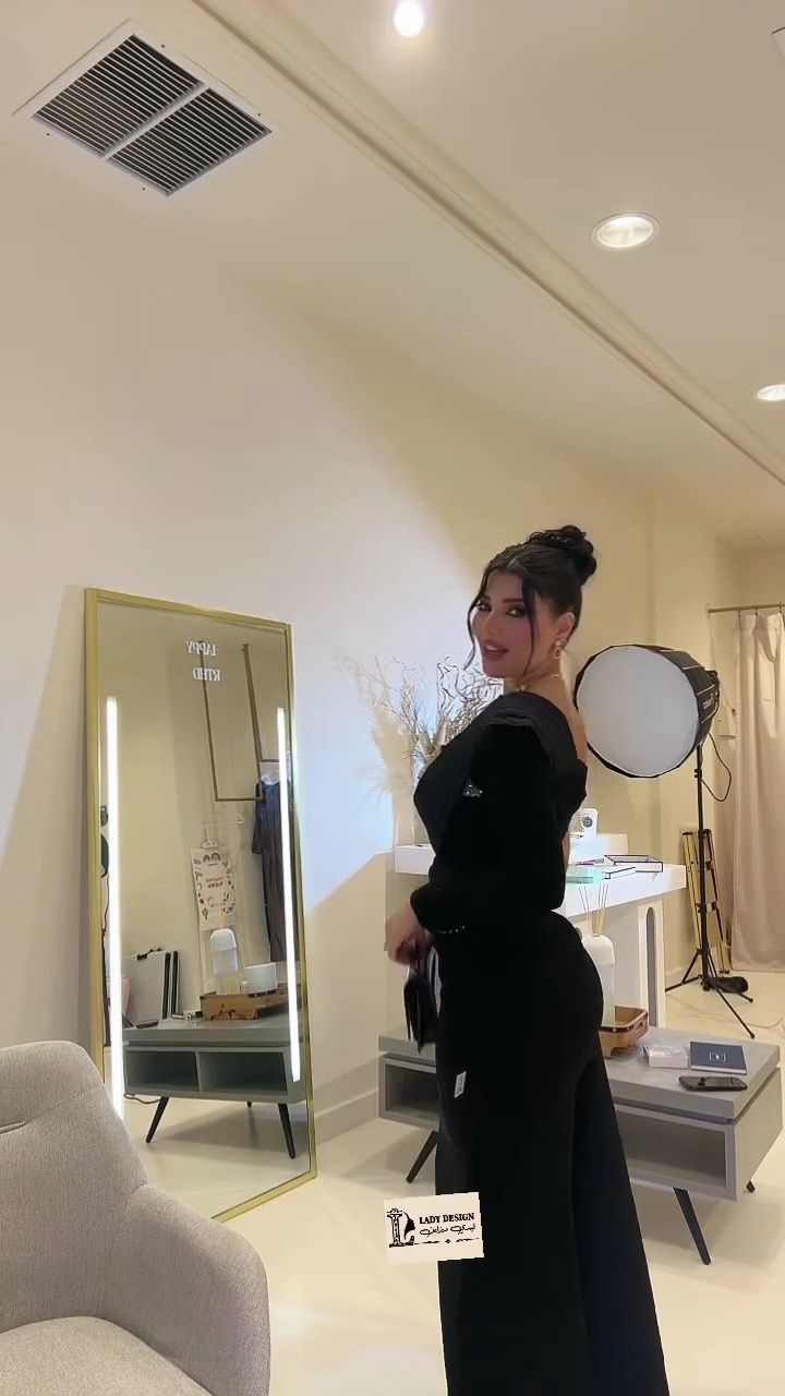 فستان سهرة اسود فخم وانيق - الصورة 6