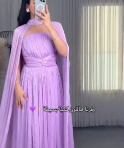 فستان سهرة لون بنفسجي