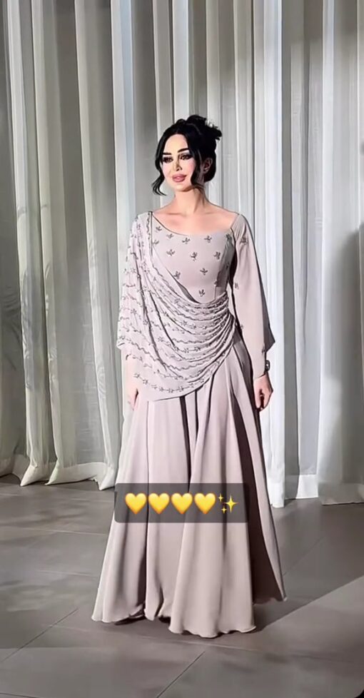 فستان سهرة ناعم