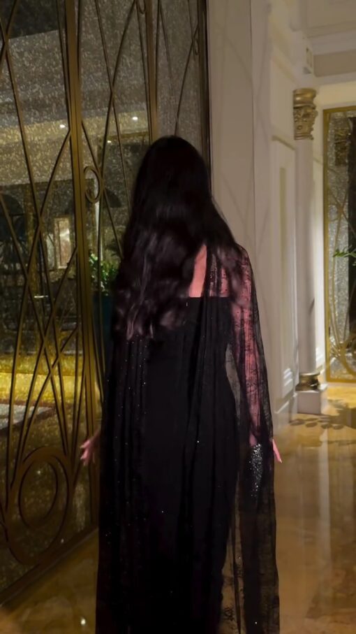 ⁦فساتين سهرة مليكي لون اسود⁩ - الصورة ⁦7⁩