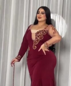 فساتين سهرة مقاسات كبيرة