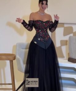 فساتين سهرة لون أسود