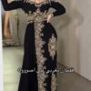 قفطان مغربي لون اسود