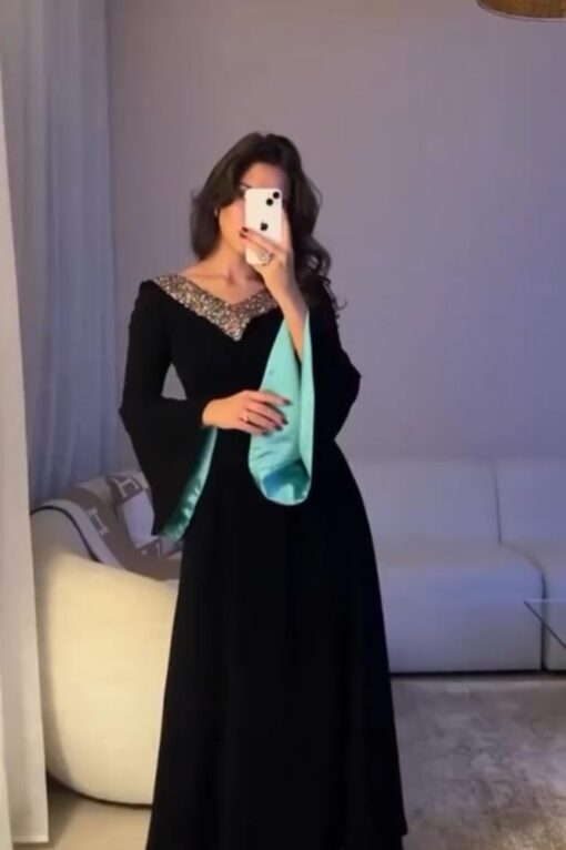 فستان سهرة فخم وانيق