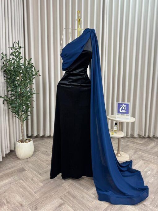 ⁦فستان سهرة مخمل⁩ - الصورة ⁦8⁩