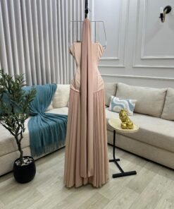 Alternative view of فستان سهرة لون بيج