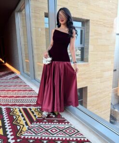 فستان سهرة جوخ للمناسبات