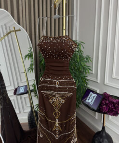 Alternative view of فستان مناسبات لون بني