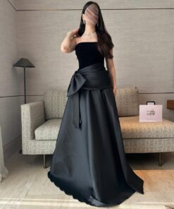 فستان سهرة لون اسود