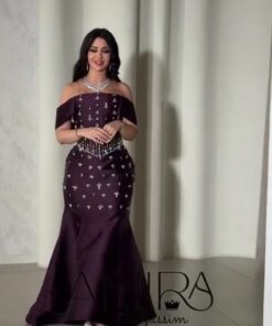 فساتين سهرة لون بنفسجي