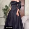 فساتين سهرة لون أسود