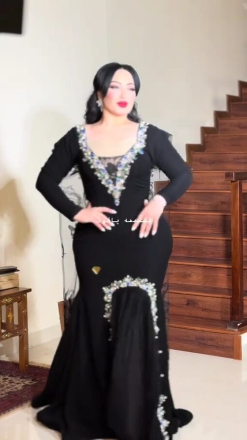 فستان سهرة مقاسات كبيرة