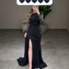 فساتين سهرة لون اسود