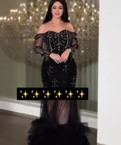 فستان سهرة أسود