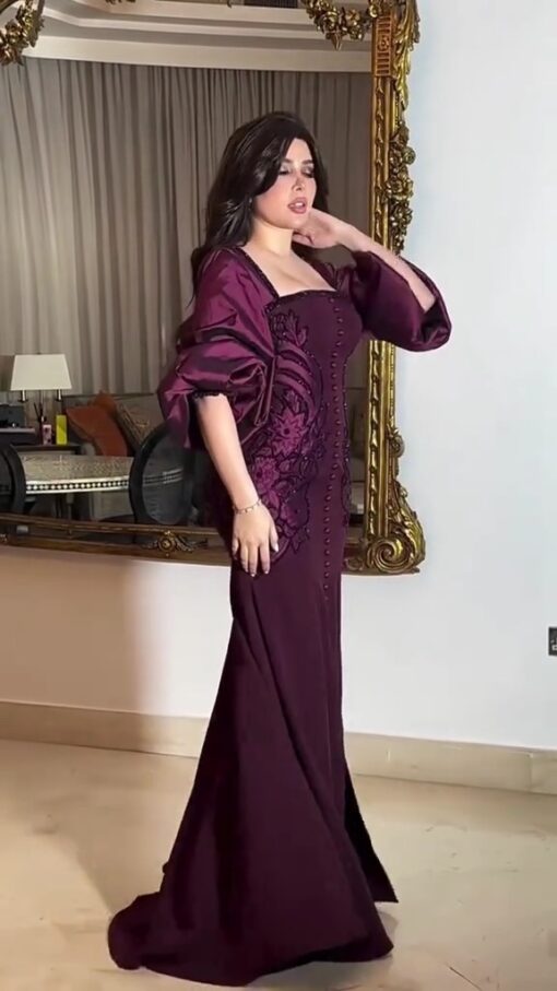 ⁦فستان سهرة فخم طويل⁩ - الصورة ⁦7⁩