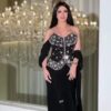 فستان سهرة أسود فخم