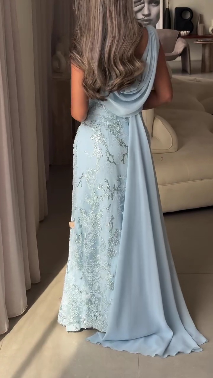 فستان سماوي فاخر - الصورة 2