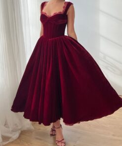 فستان سهرة شتوي