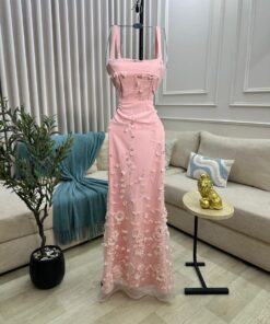 Alternative view of فستان سهرة وردي