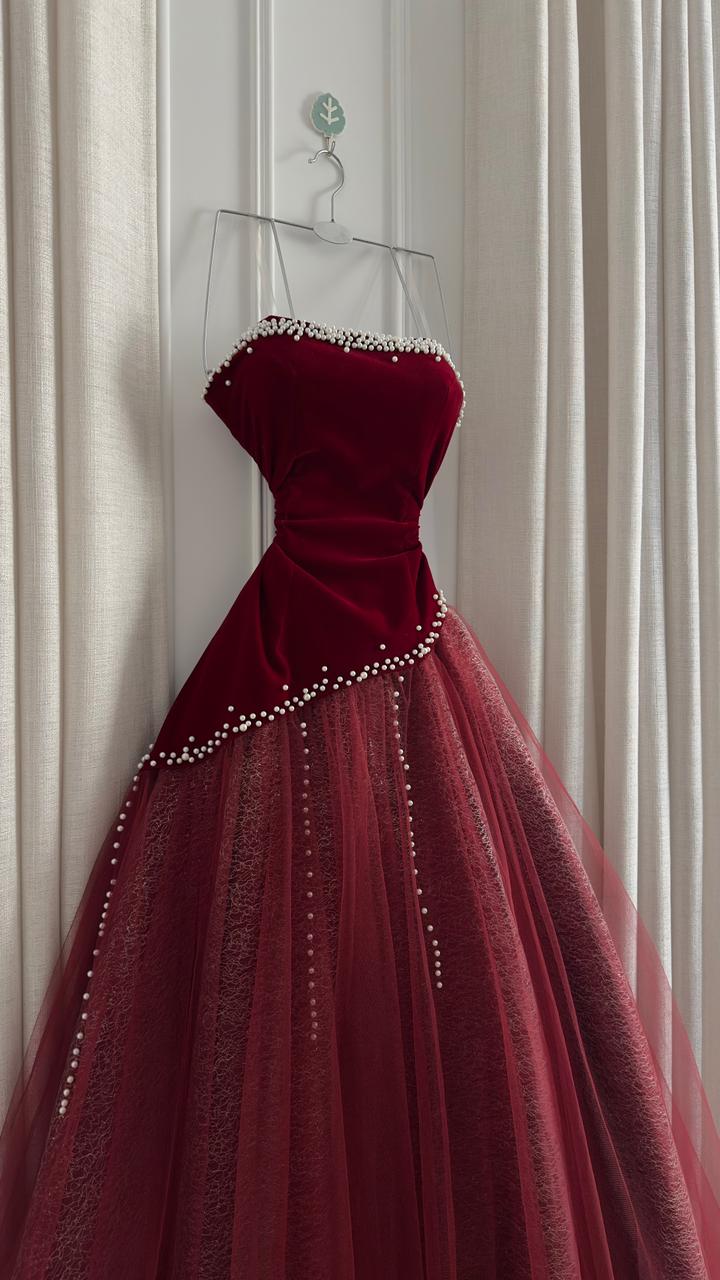 فستان سهرة جوخ