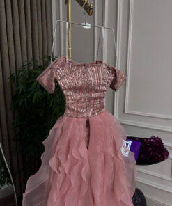 Alternative view of فستان سهرة لون وردي