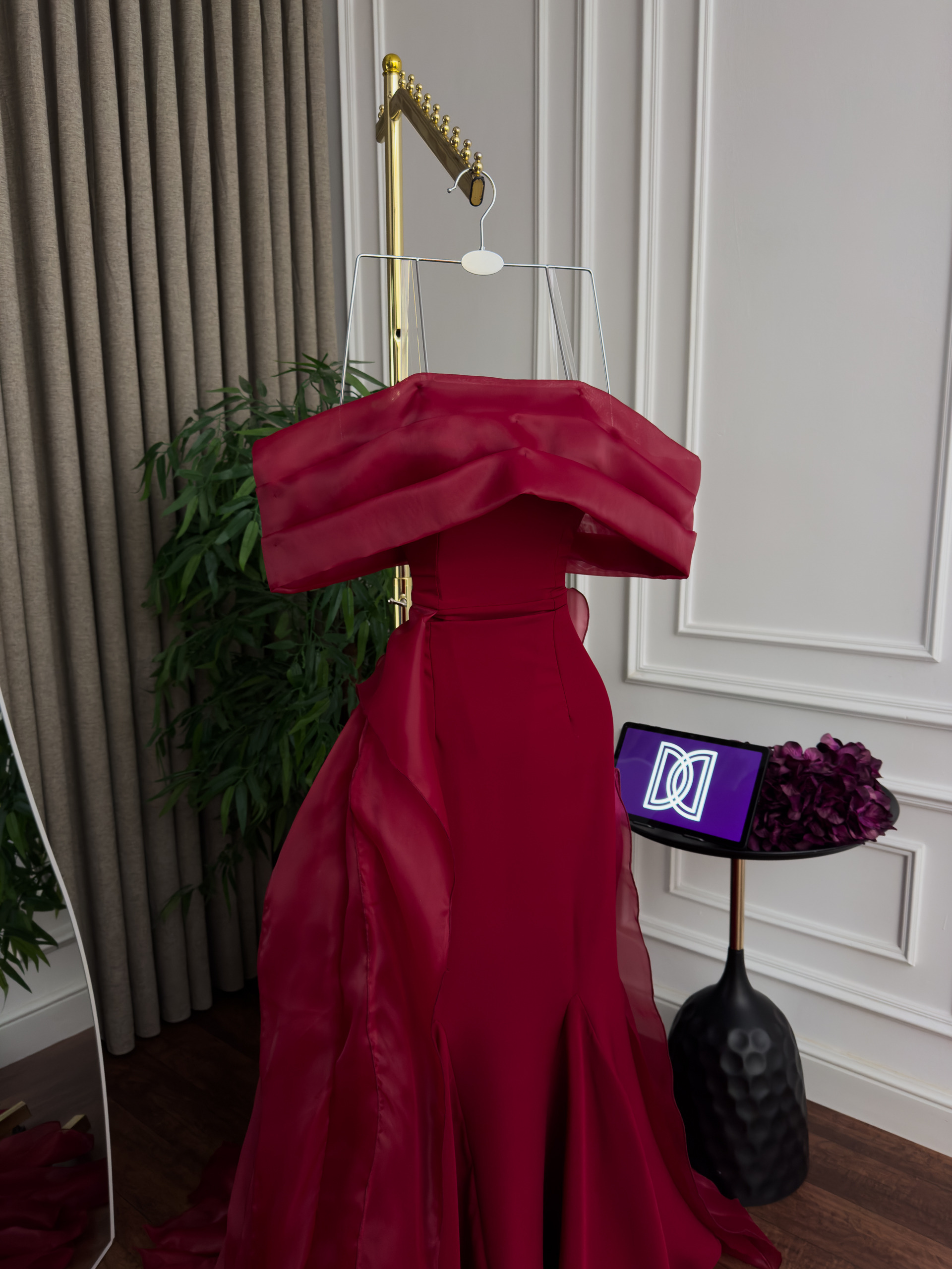 فستان سهرة لون أحمر - الصورة 5