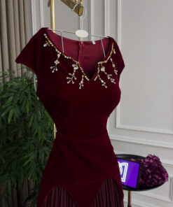 Alternative view of فستان سهرة جوخ