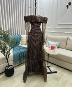 Alternative view of فستان سهرة أكمام طويلة