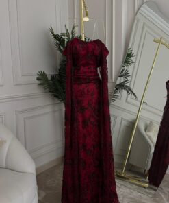 Alternative view of فستان سهرة لون عنابي