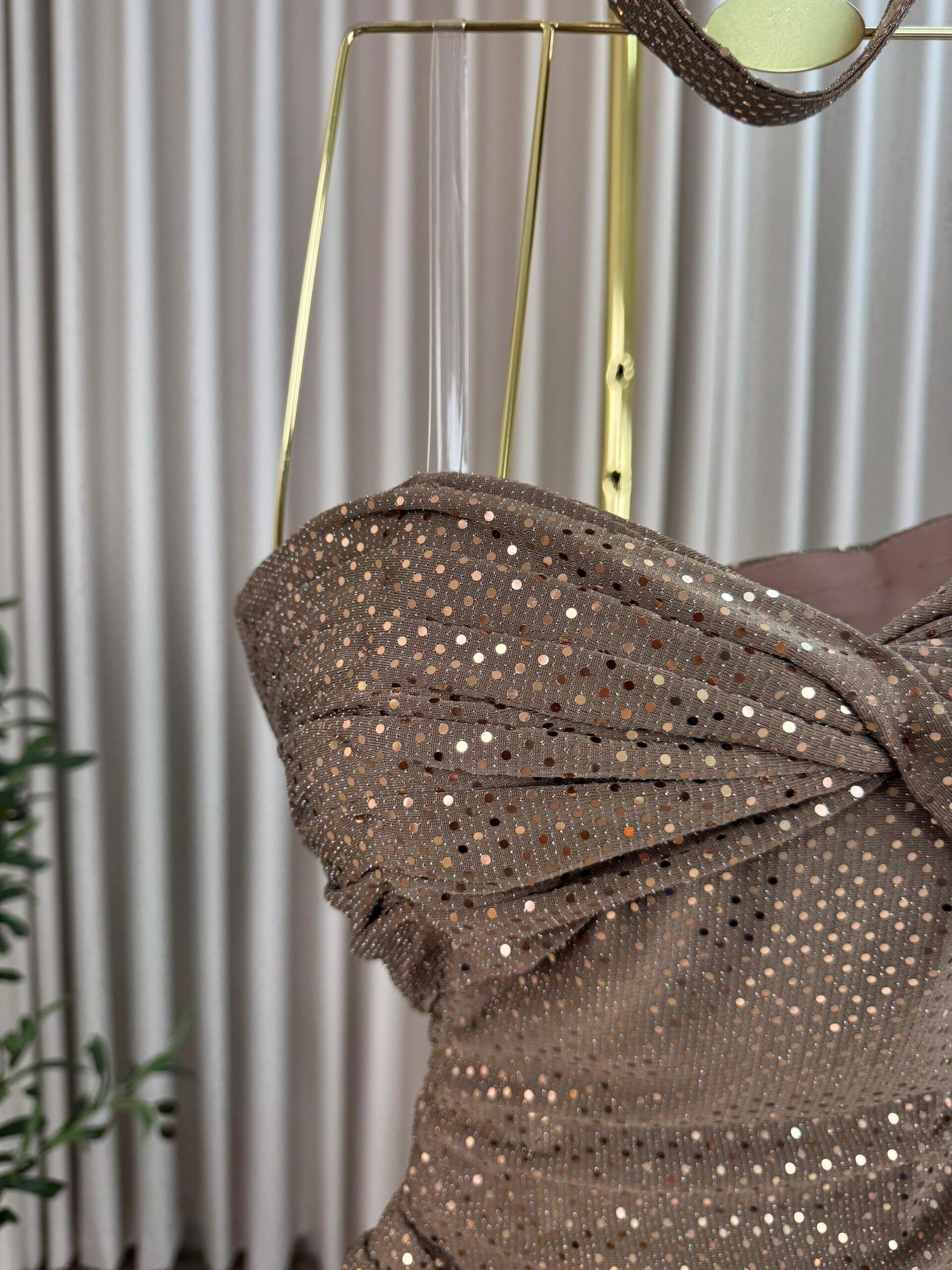 فستان سهرة لون بني - الصورة 6