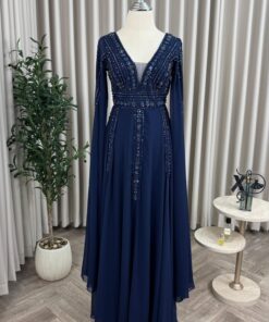 فستان ارزق داكن