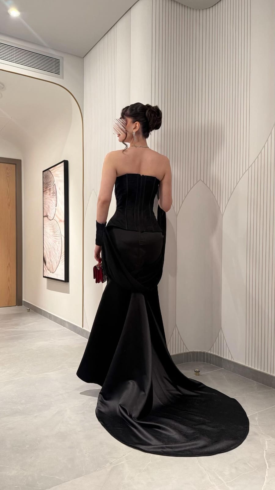 فستان سهرة لون اسود - الصورة 6