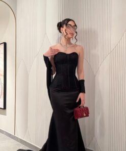 فستان سهرة لون اسود