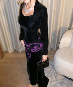 فستان سهرة مخمل