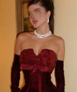 Alternative view of فستان سهرة مخمل