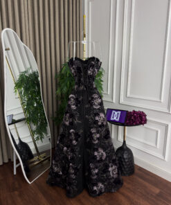 Alternative view of فستان سهرة أسود فخم