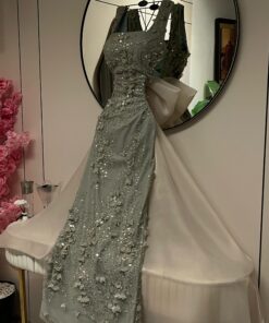 Alternative view of فستان سهرة بذيل طويل