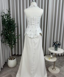 Alternative view of فستان سهرة لون أبيض