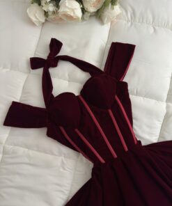 Alternative view of فستان سهرة مخمل فاخرة