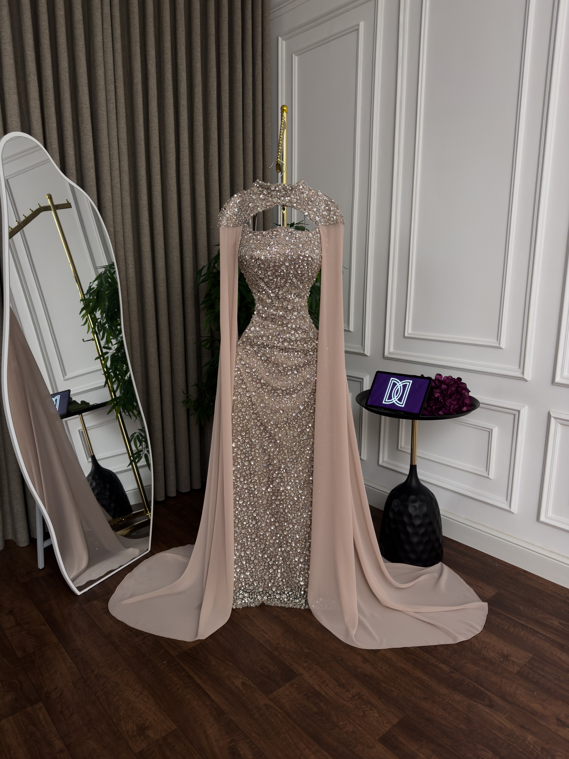 فستان سهرة تطريز خرز - الصورة 2