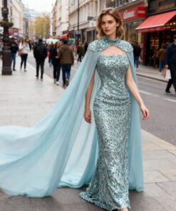 فستان سهرة طويل