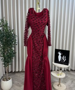 فستان سهرة مطرّز من متجر روزيتا