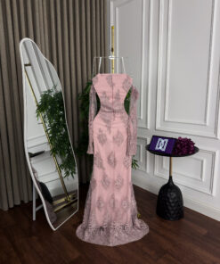 Alternative view of فستان سهرة لون وردي