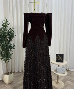 Alternative view of فستان سهرة بني جوخ